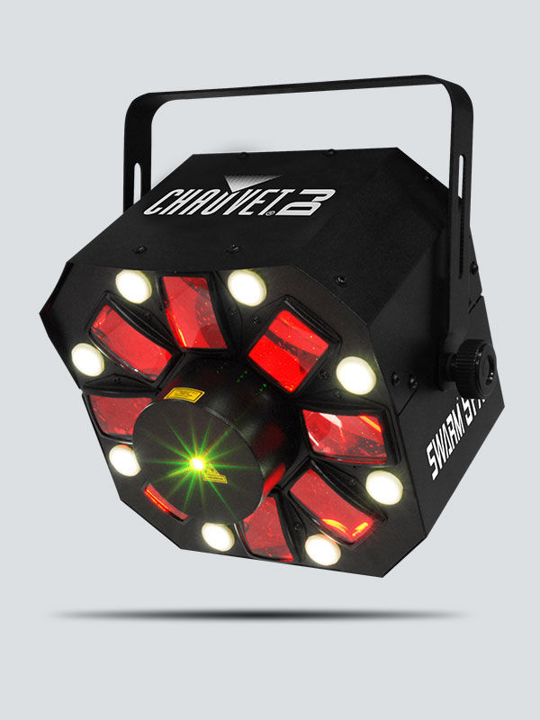 תמונה ממוזערת: Chauvet DJ Swarm 5 FX LED Derby Laser Strobe Light