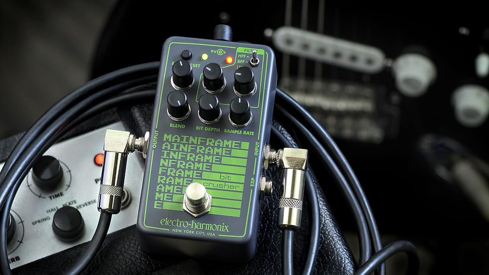 縮圖：EHX Mainframe Bit Crusher Guitar Pedal: Ultimate Digital Distortion & Sample Ra