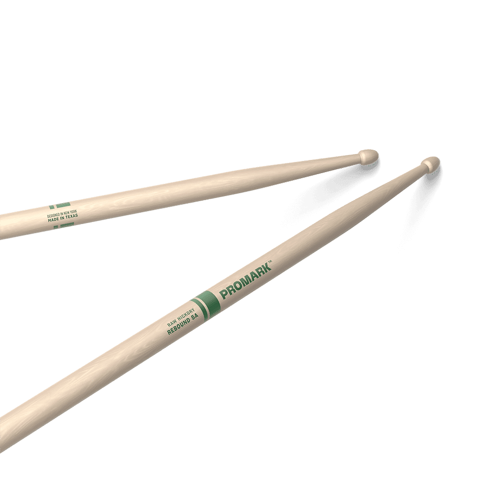 Thumbnail: ProMark Rebound 5A Raw Hickory Drumstick Acorn Wood Tip 16in