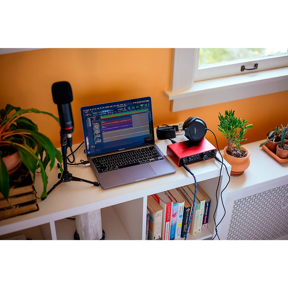 Thumbnail: Focusrite Scarlett 2i2 4th Gen Studio Pack USB Audio Interface Bundle