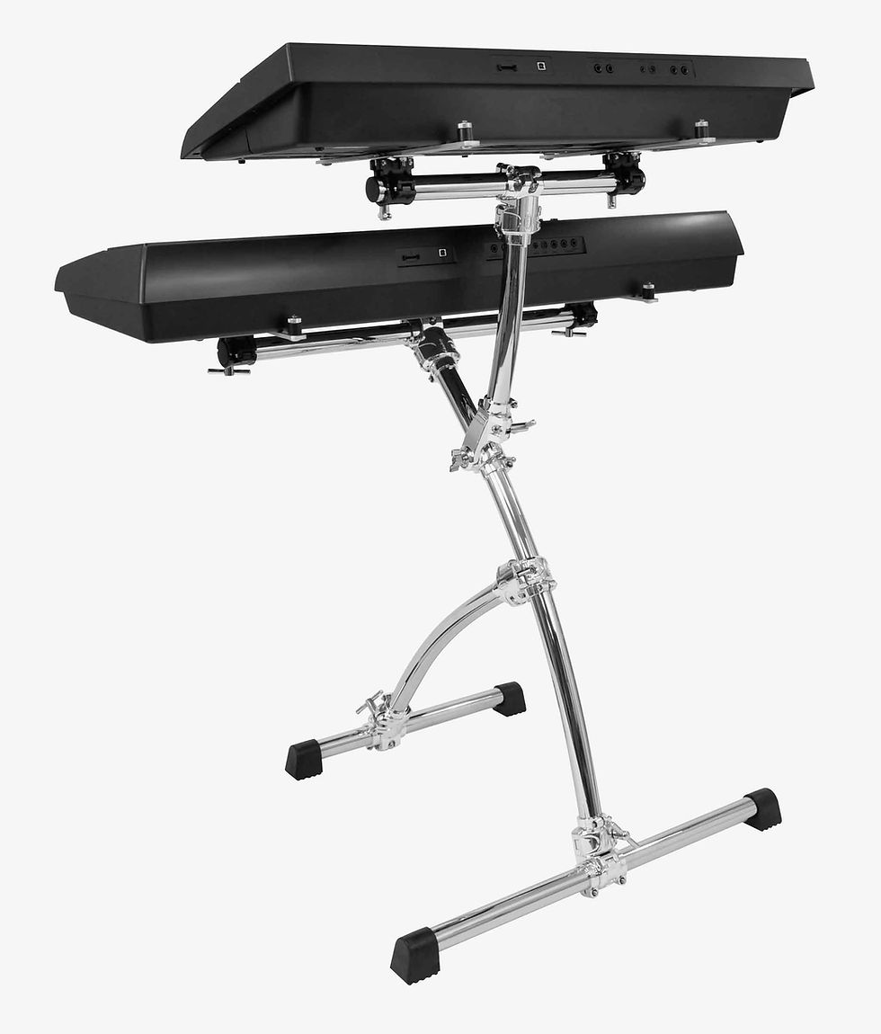Hình thu nhỏ: Gibraltar Keytree 2‑Tier Adjustable Keyboard Stand – Sleek Curvy Design