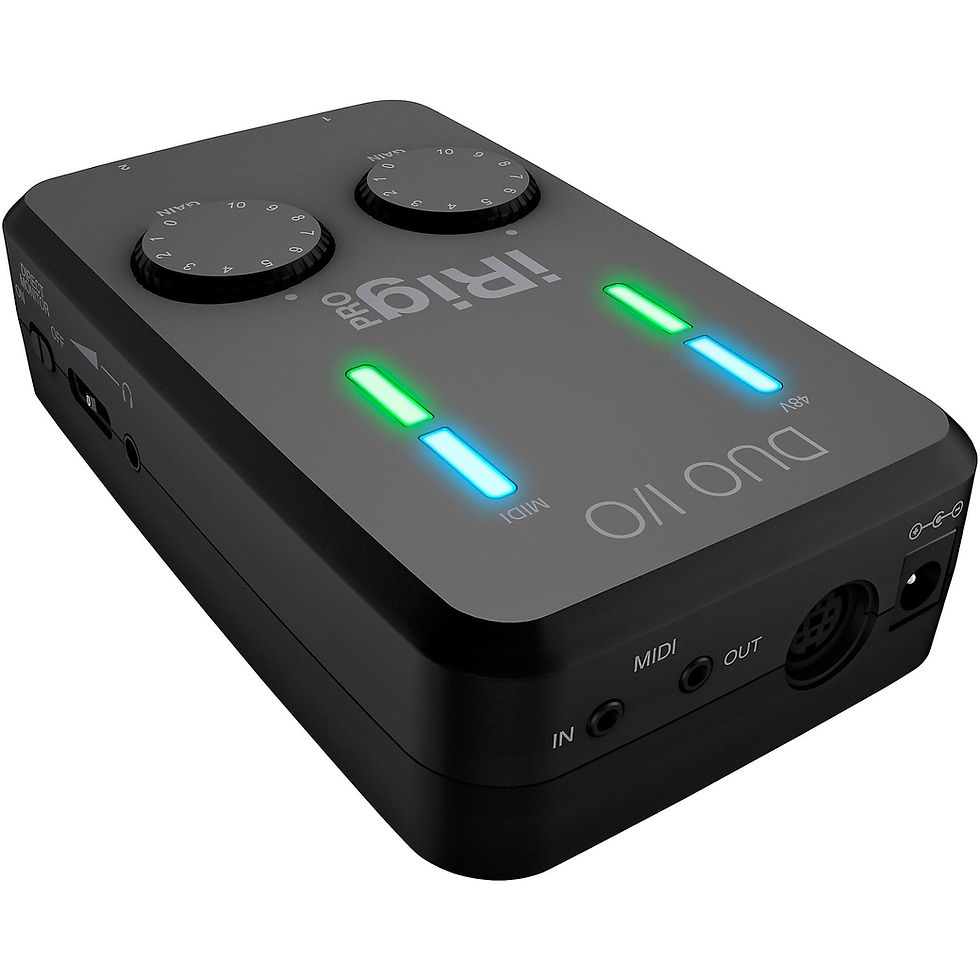 Miniaturbild: IK Multimedia iRig Pro Duo I/O: Universal Dual-Channel Audio MIDI Interface for