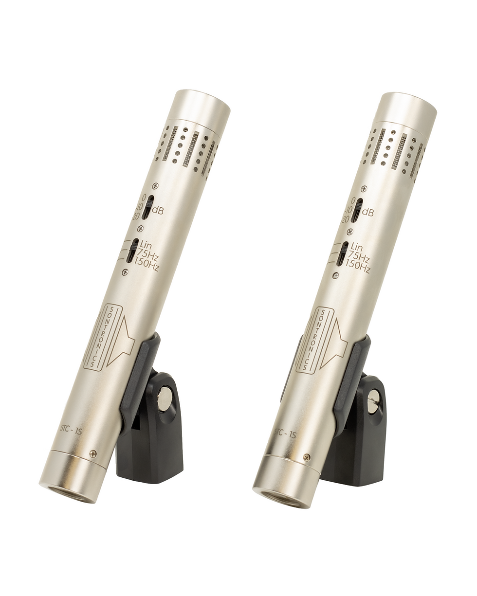 Thumbnail: Sontronics STC-1S Matched Stereo Pair Small-Diaphragm Condenser Microphones