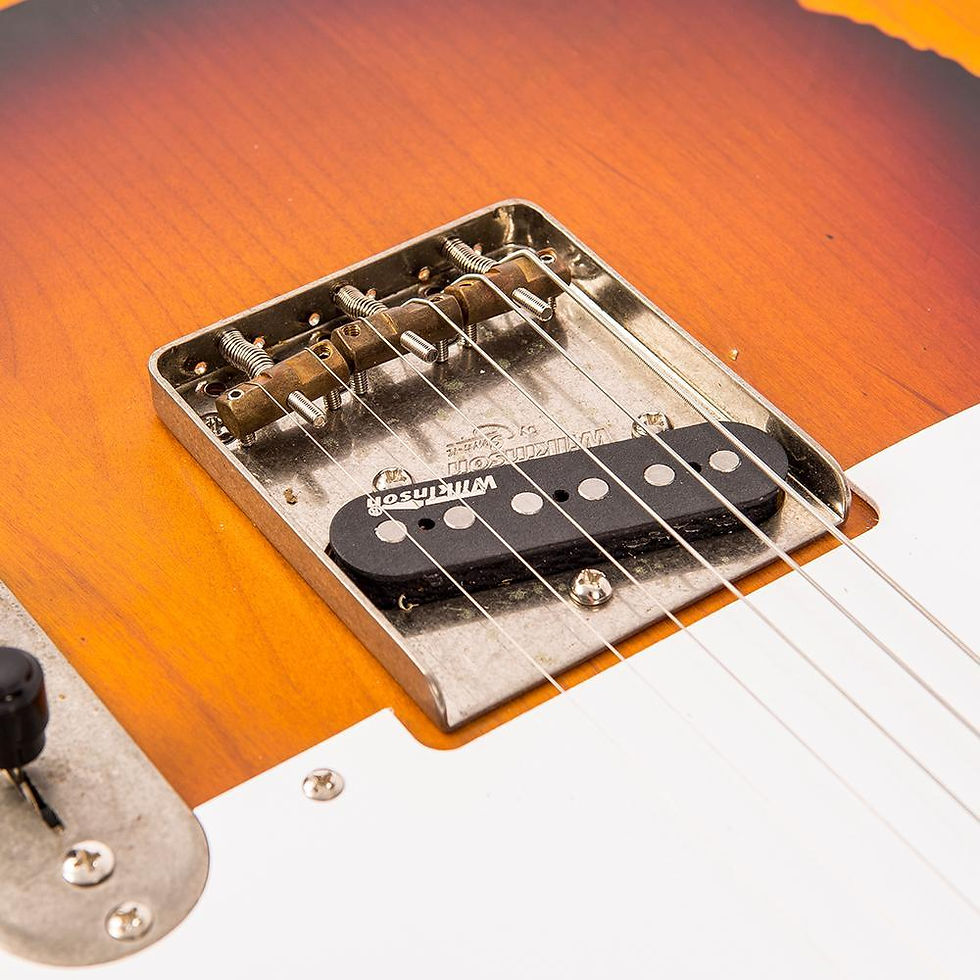 תמונה ממוזערת: Vintage V59 ICON Distressed Sunburst Electric Guitar, Wilkinson Pickups, Maple 