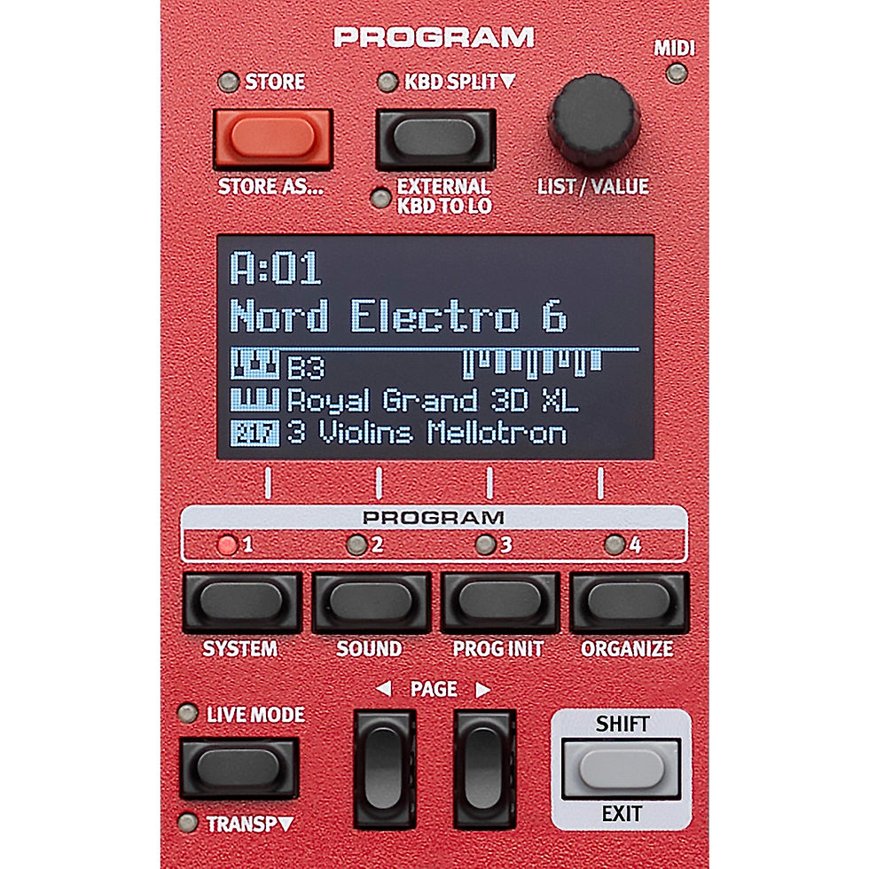 サムネイル： Nord Electro 6D 73 Key Stage Piano With Waterfall Keys