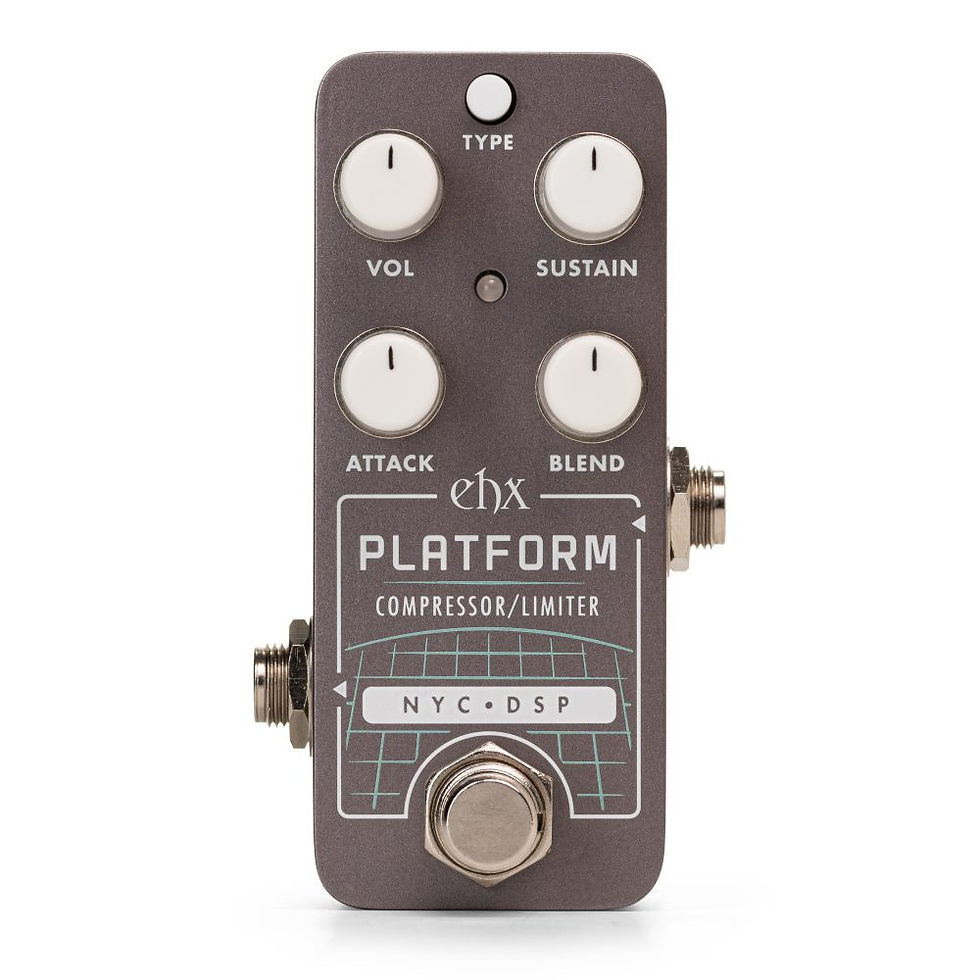 Miniaturbild: EHX Pico Platform Compressor Limiter Pedal: Studio-Grade Dynamics, Mini Footpri