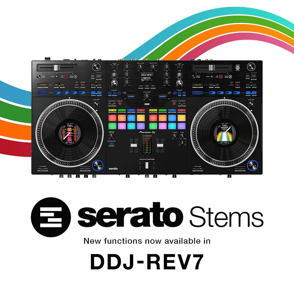 Miniatura: Pioneer DJ DDJ-REV7-N Limited Edition Gold DJ Controller with Motorized Jog Whe