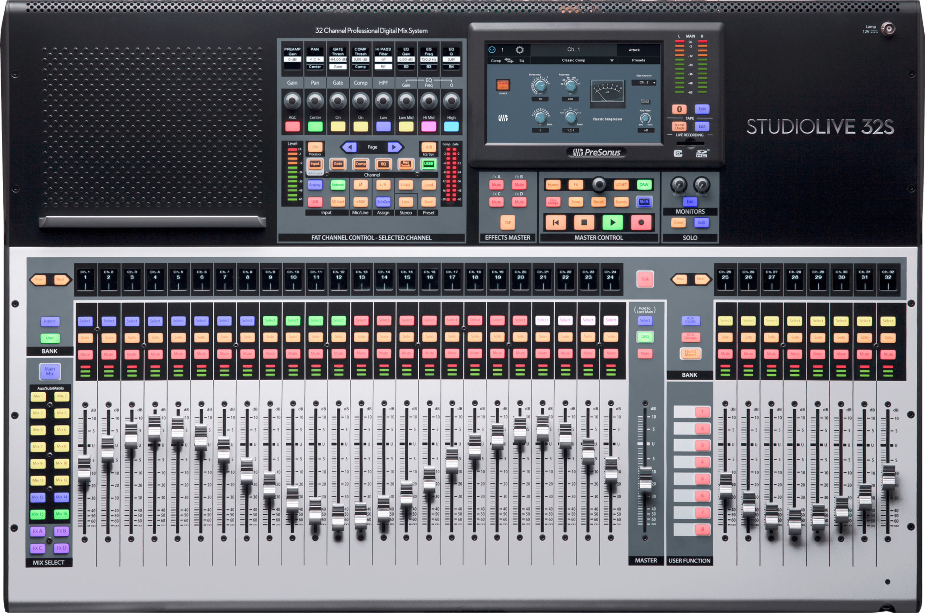 PreSonus StudioLive 32S 40-Channel Digital Console Mixer with USB