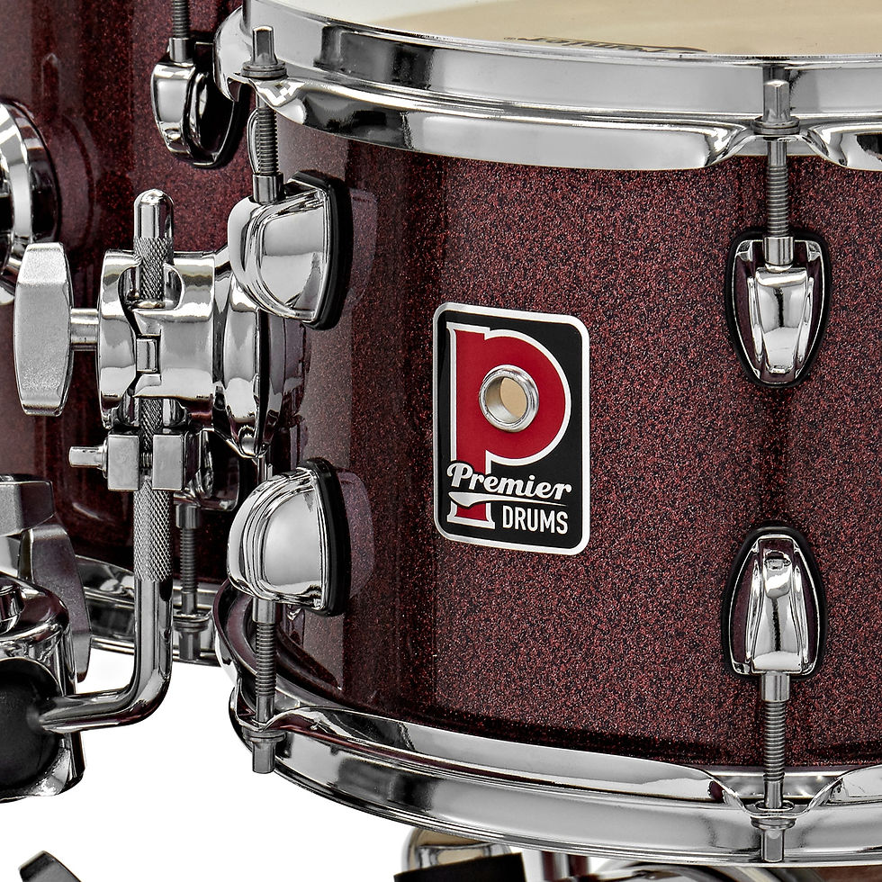 Thumbnail: Premier Revolution 5-Piece Poplar Drum Kit with Hardware Cymbals Sticks Stool
