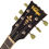 Thumbnail: Vintage V100 ICON Distressed Black Over Sunburst Electric Guitar, Dual Humbucke