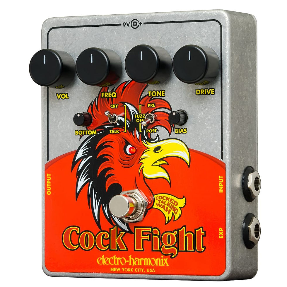 섬네일: Electro-Harmonix Cock Fight Cocked Talking Wah Fuzz Guitar Pedal