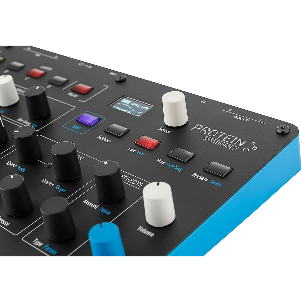 섬네일: Waldorf Protein Portable 8-Voice ASIC Polyphonic Wavetable Synthesizer