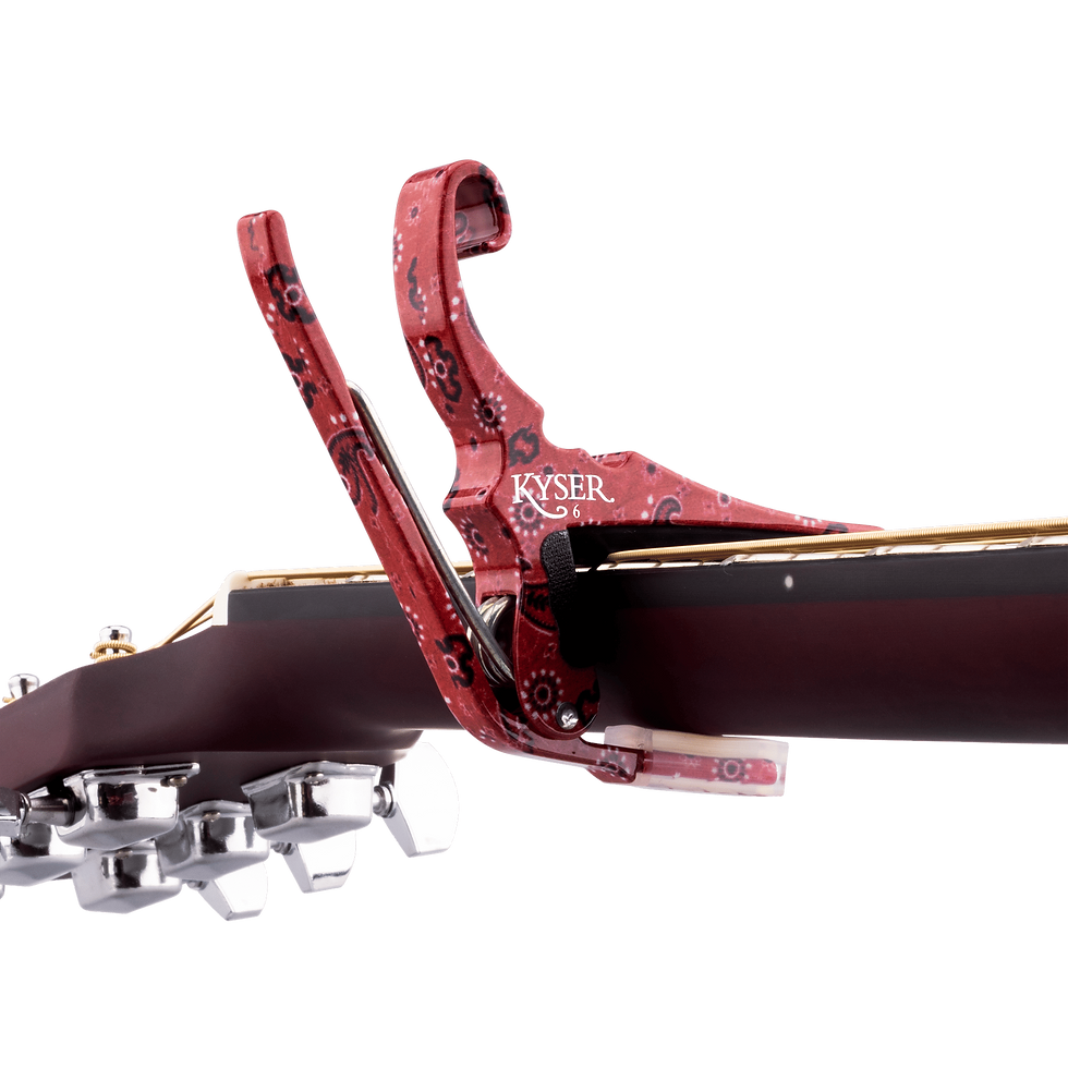 섬네일: Kyser Quick-Change Acoustic Guitar Capo - Durable Aircraft-Grade Aluminum Trigg