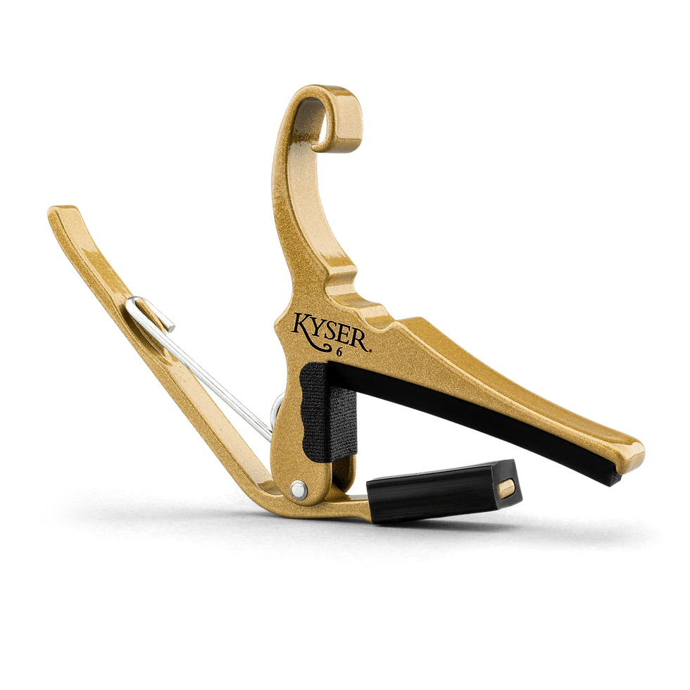 섬네일: Kyser Quick-Change Acoustic Guitar Capo - Durable Aircraft-Grade Aluminum Trigg