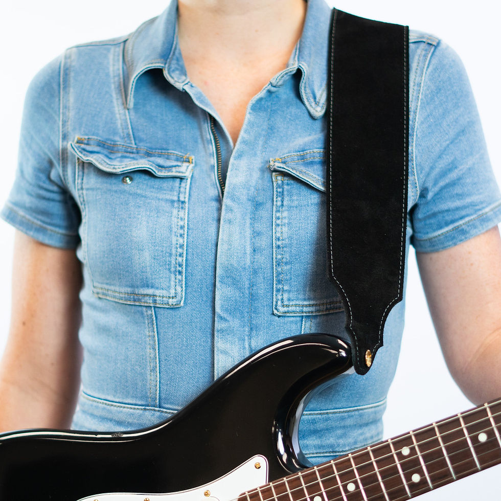 Миниатюра: Franklin Purist Suede Guitar Strap with Leatherette Backing
