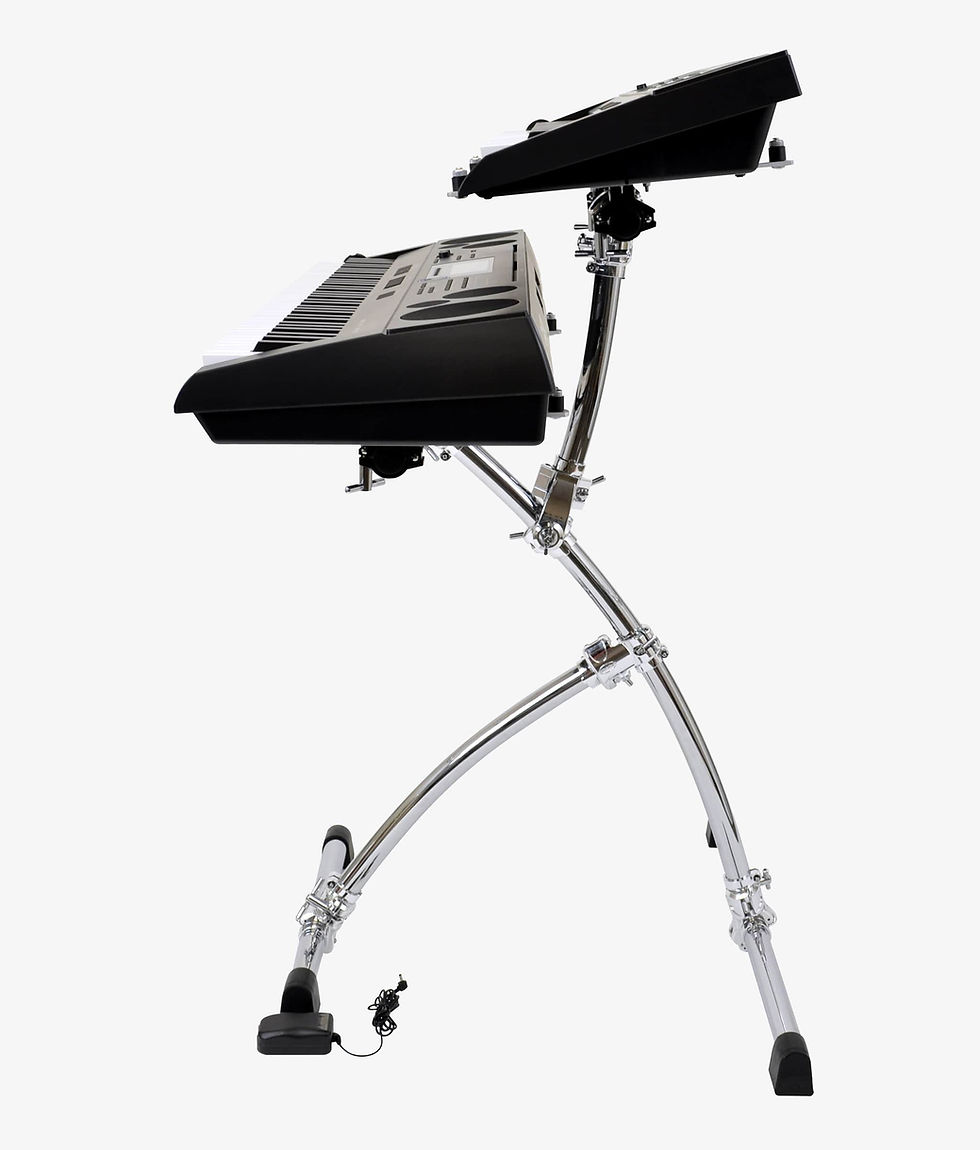 Hình thu nhỏ: Gibraltar Keytree 2‑Tier Adjustable Keyboard Stand – Sleek Curvy Design