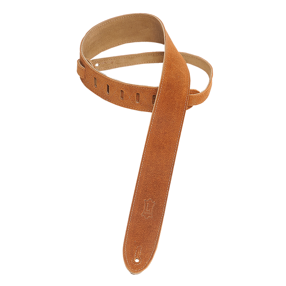 サムネイル： Levy's Simply Suede Series Guitar Strap Premium Quality Multiple Width Options