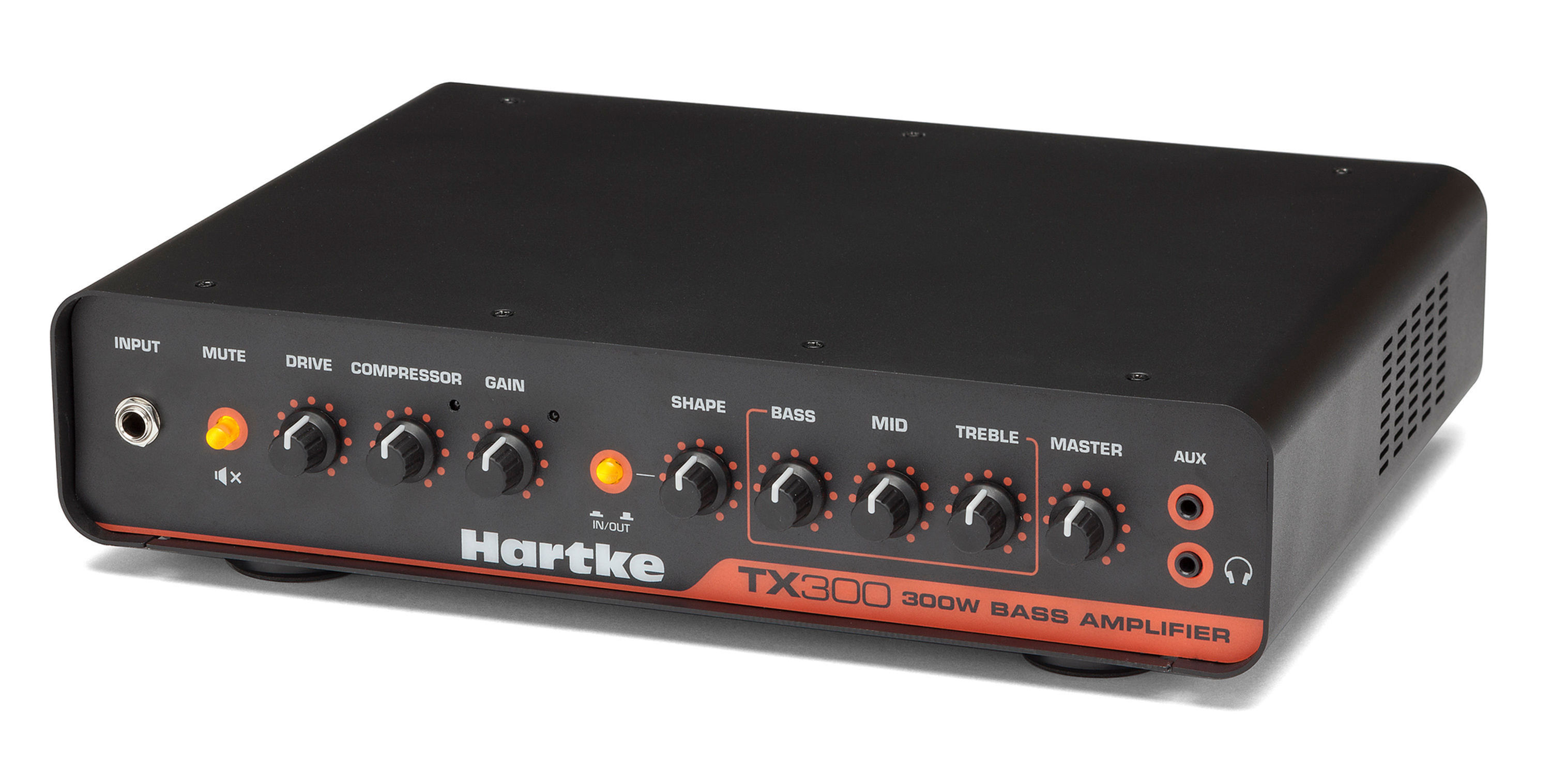 Hartke TX300 300-Watt Lightweight Class D Bass Amplifier with Shape Control