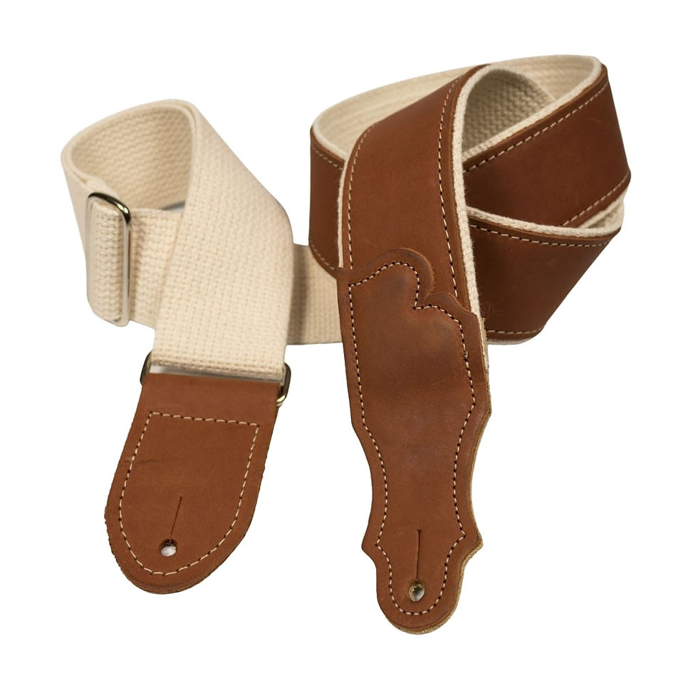 섬네일: Hybrid Ball Glove Leather 2-Inch Adjustable Guitar Strap
