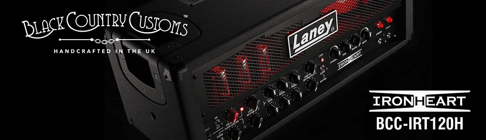 Hình thu nhỏ: Laney BCC-IRT120H Black Country Customs IRONHEART 120W All-Tube 3-Channel Guita