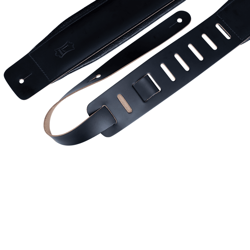 Miniature : Levy Larsen Leather Deluxe Series Guitar Strap Square End Design