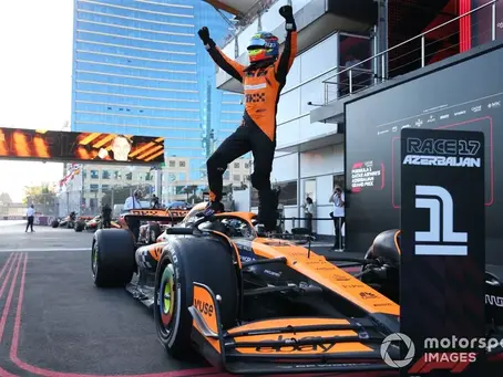 Sunday Debrief: Piastri triumphs in Baku with chaos to close the Azerbaijan GP