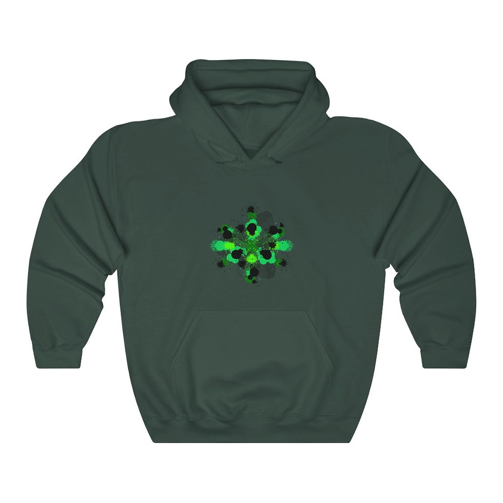 Thumbnail: Olympian Abstract 7 Unisex Hooded Sweatshirt