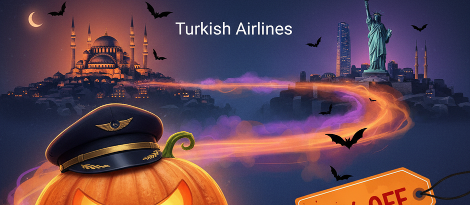 Halloween Flight Travel Offers – Turkish Airlines NYC to Istanbul!