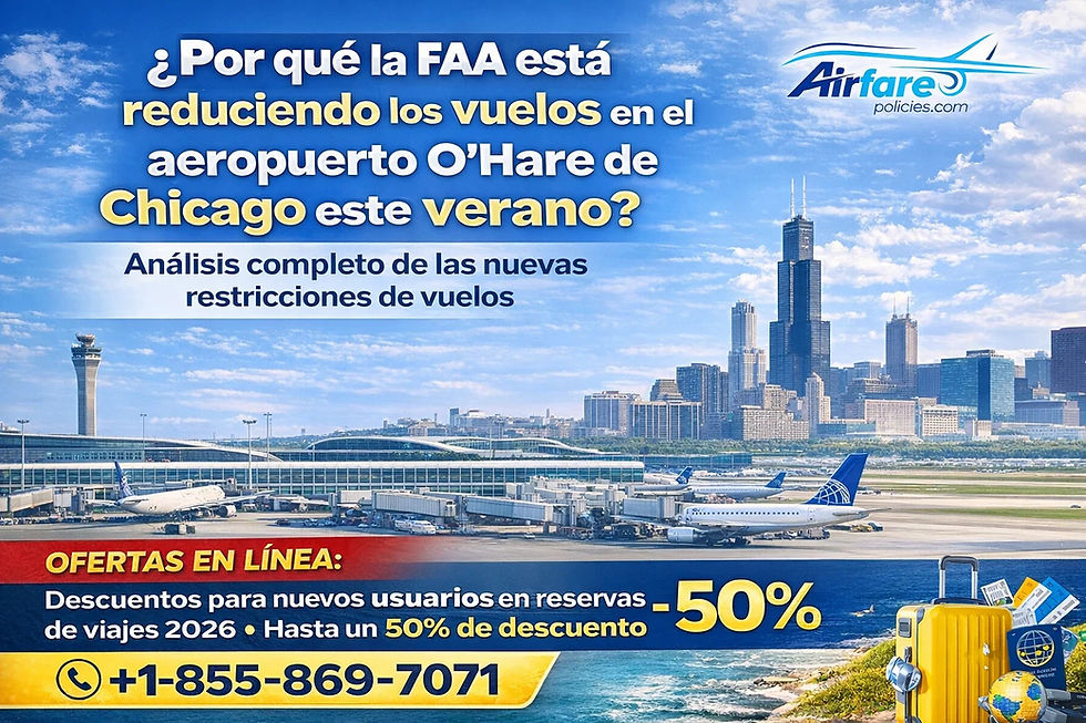 Límites de vuelos en Chicago O’Hare para 2026
