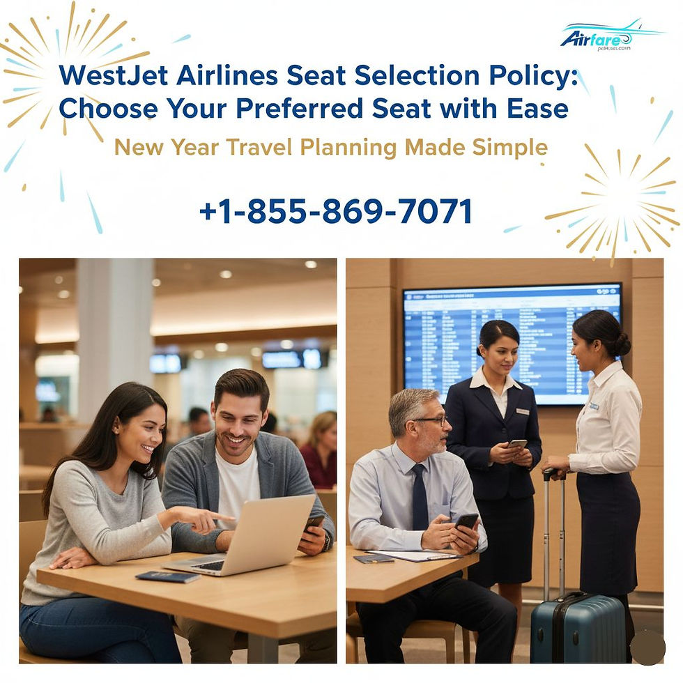 WestJet Airlines Seat Selection Policy: Choose Your Preferred Seat with Ease