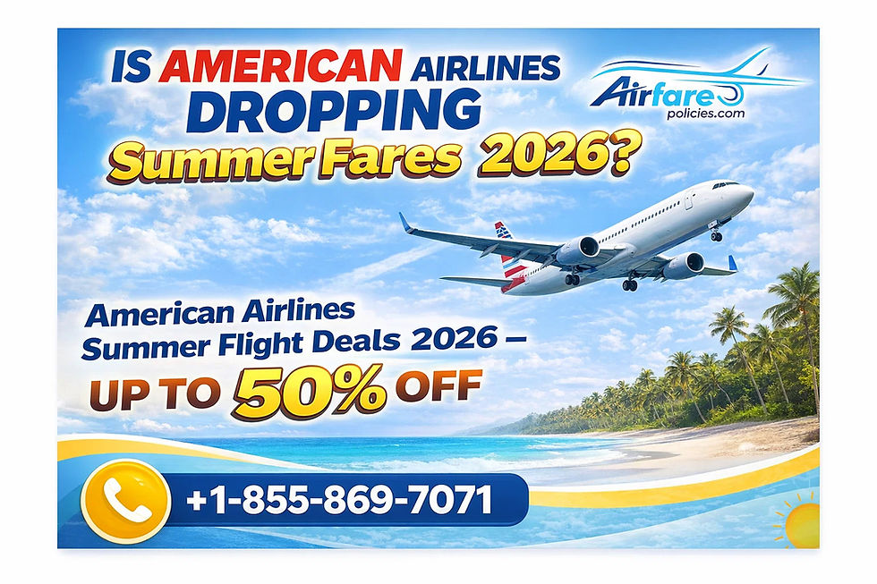 Is American Airlines Dropping Summer Fares 2026?