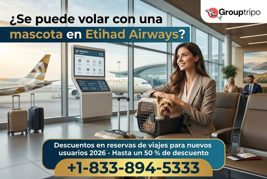 Política de Etihad Airways sobre mascotas