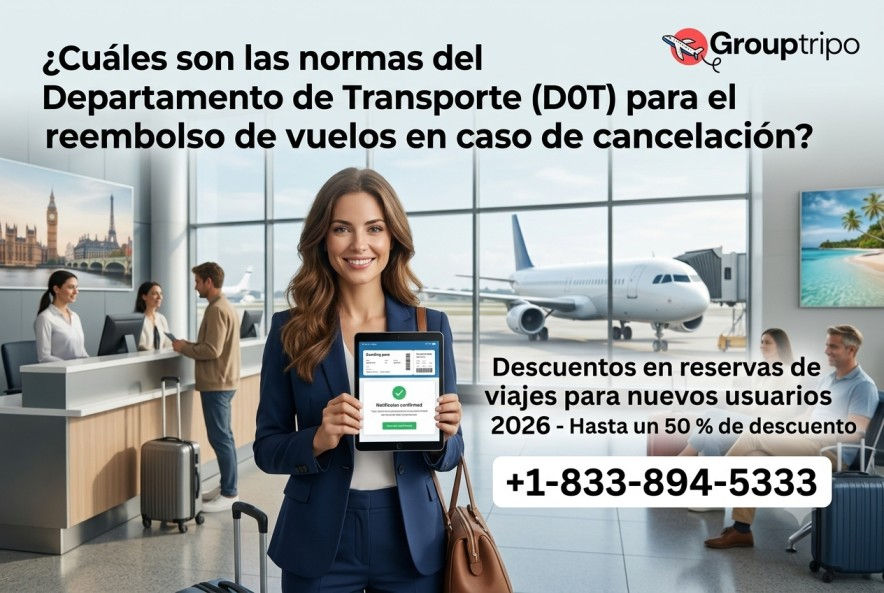 Normas del DOT sobre reembolsos de vuelos
