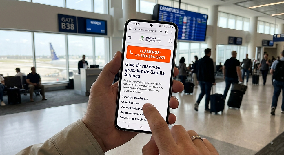 Reservas para grupos con Saudia Airlines: Tarifas y normas para 2026