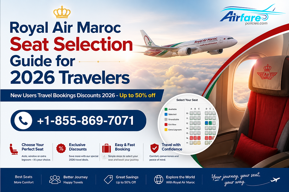 royal air maroc seat selection