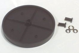 Trumeter 007574 0.5 Meter rubber covered plastic measuring wheel