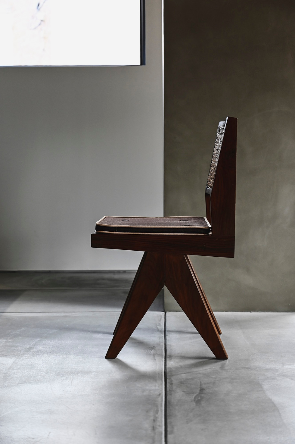 サムネイル： Pierre Jeanneret Chair from Chandigarh (Vintage)
