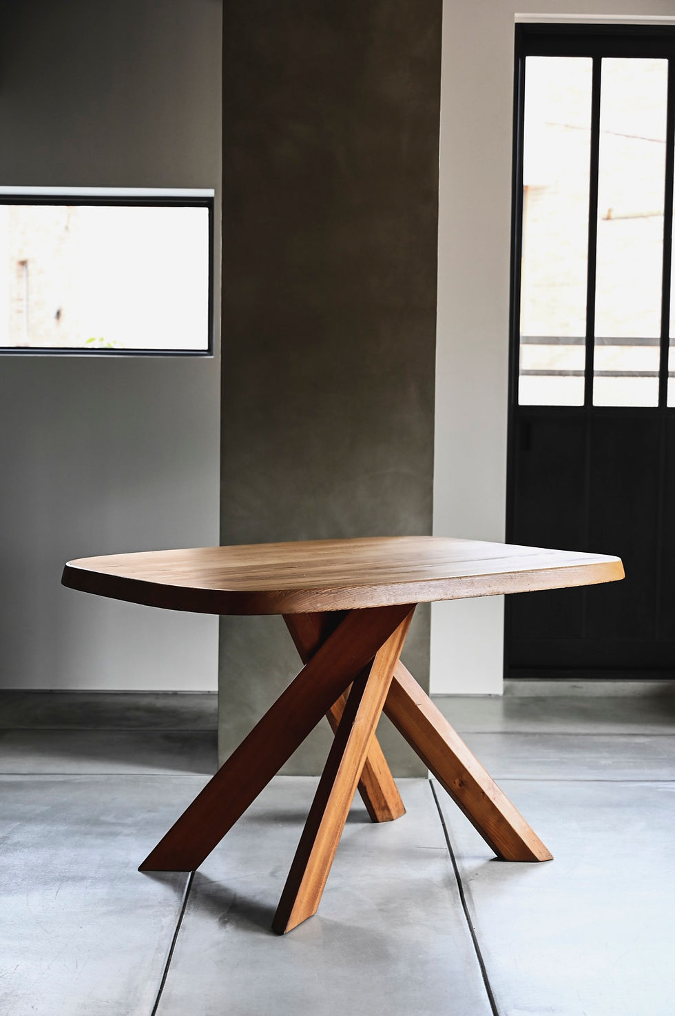 サムネイル： Pierre Chapo T35A Dining Table (Vintage)