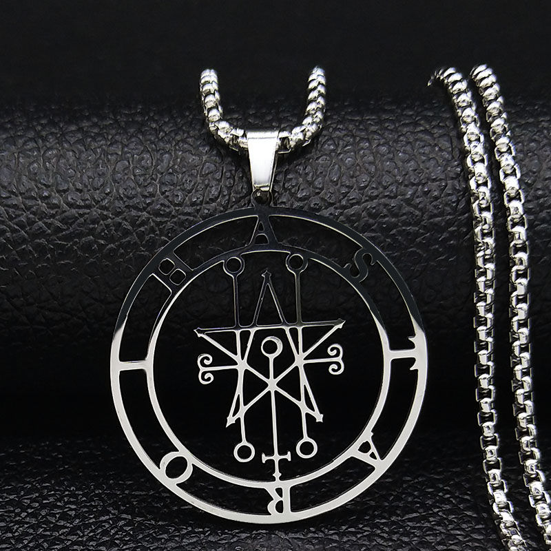 Thumbnail: Sigil of Lilith Silver Necklace