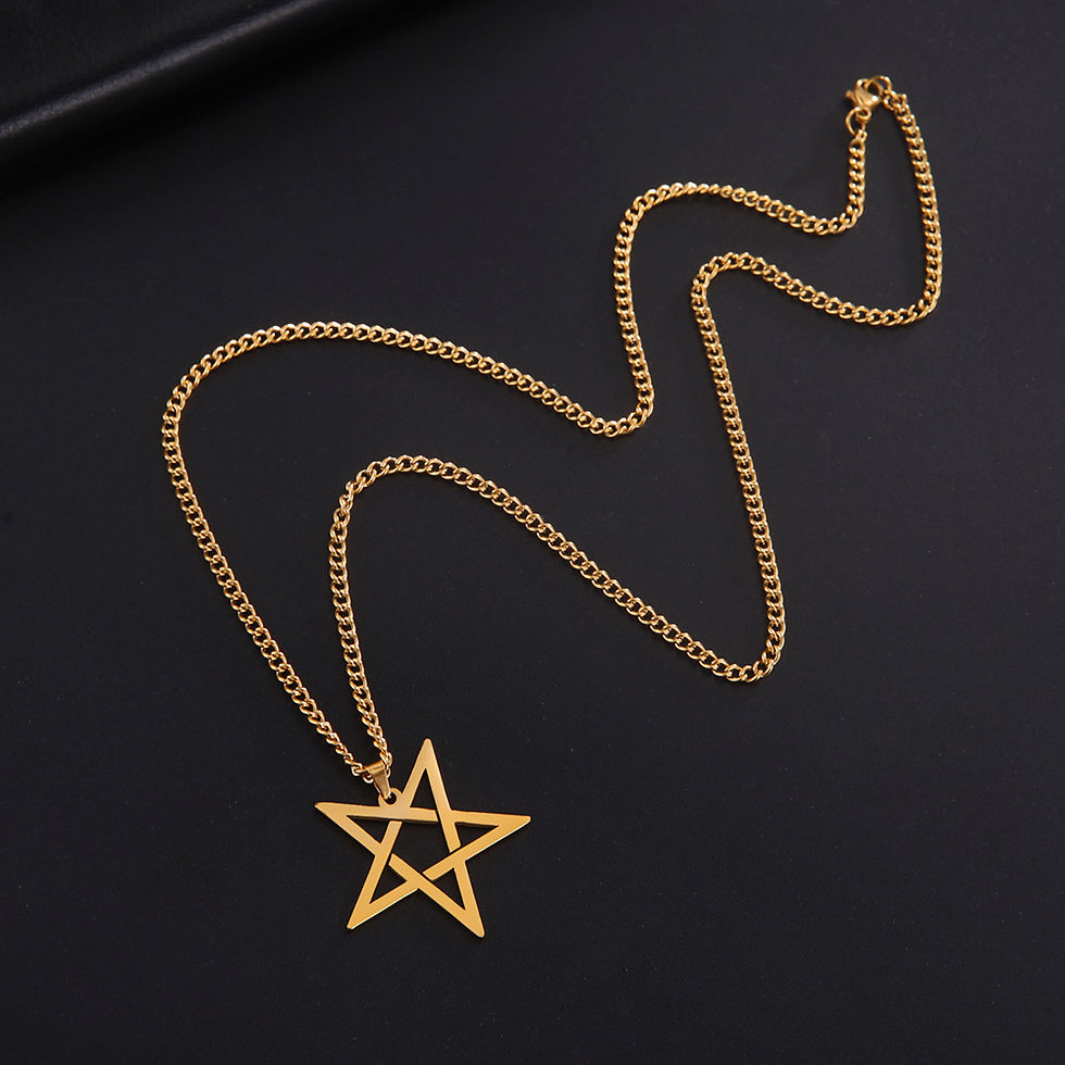 Thumbnail: Inverted Pentagram Necklace
