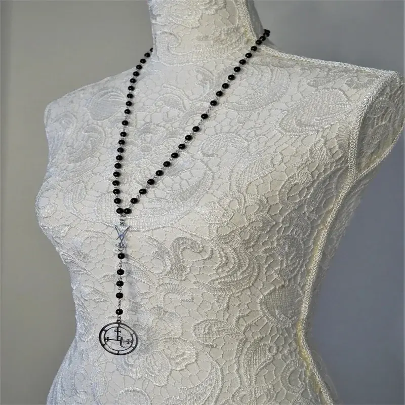 Thumbnail: Satan/Lucifer and Lilith Black Rosary