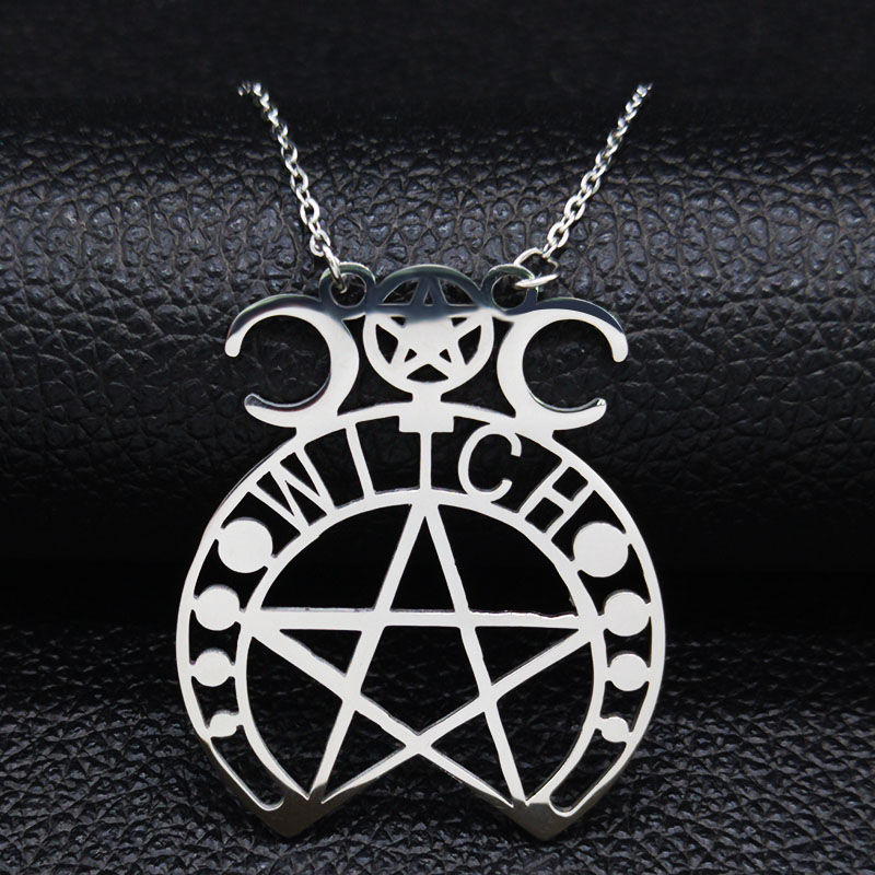 Thumbnail: Sigil of Lilith Silver Necklace