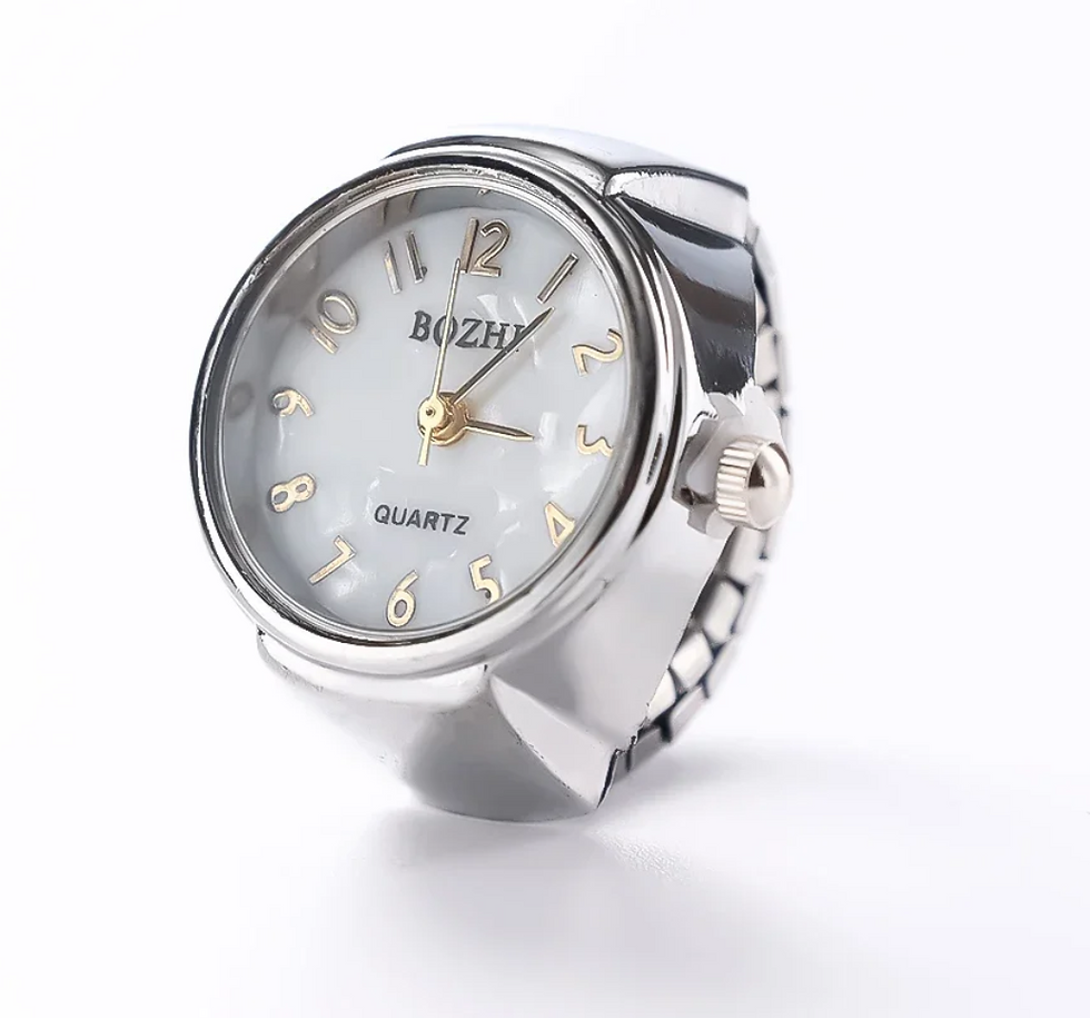 Miniatura: Reloj Anillo Gomia ajustable elegante M-.10368, 10369