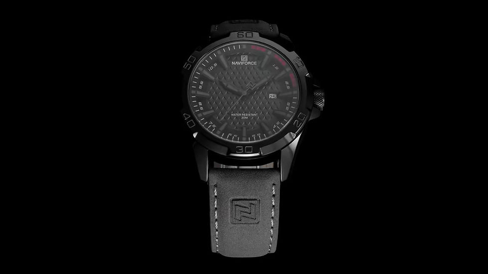Miniatura: Reloj Naviforce de casual con correa de cuero M-.10159, 10401