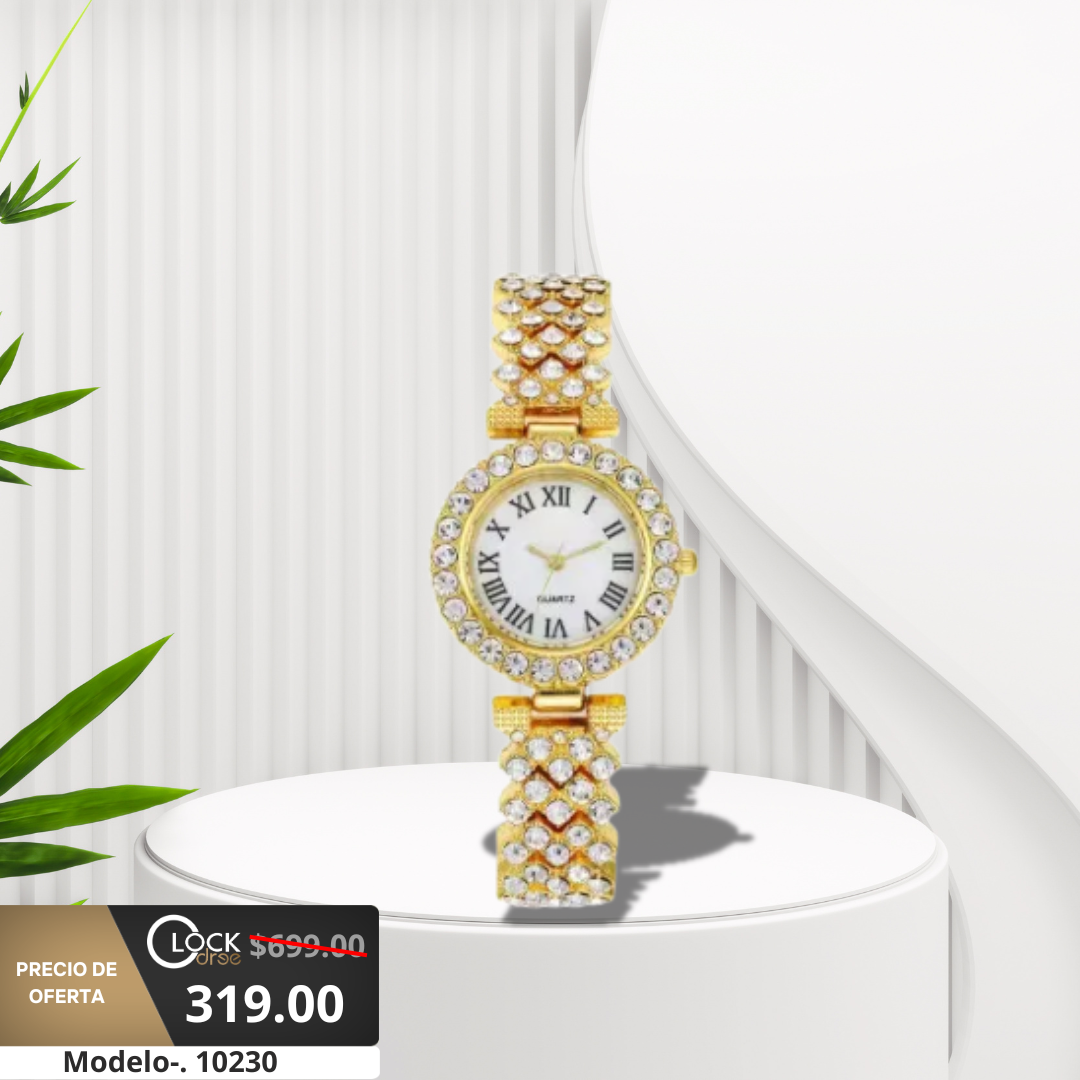 Reloj de diamantes  para mujer M-.10228,10229,10230