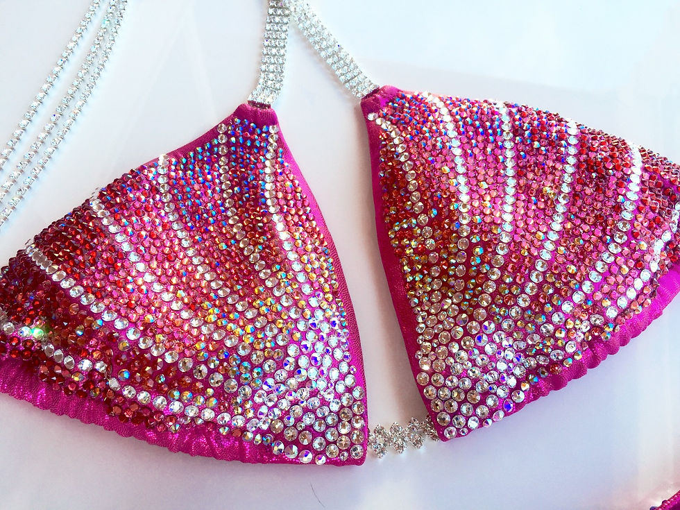 Thumbnail: Suzanne Hot Pink Bikini