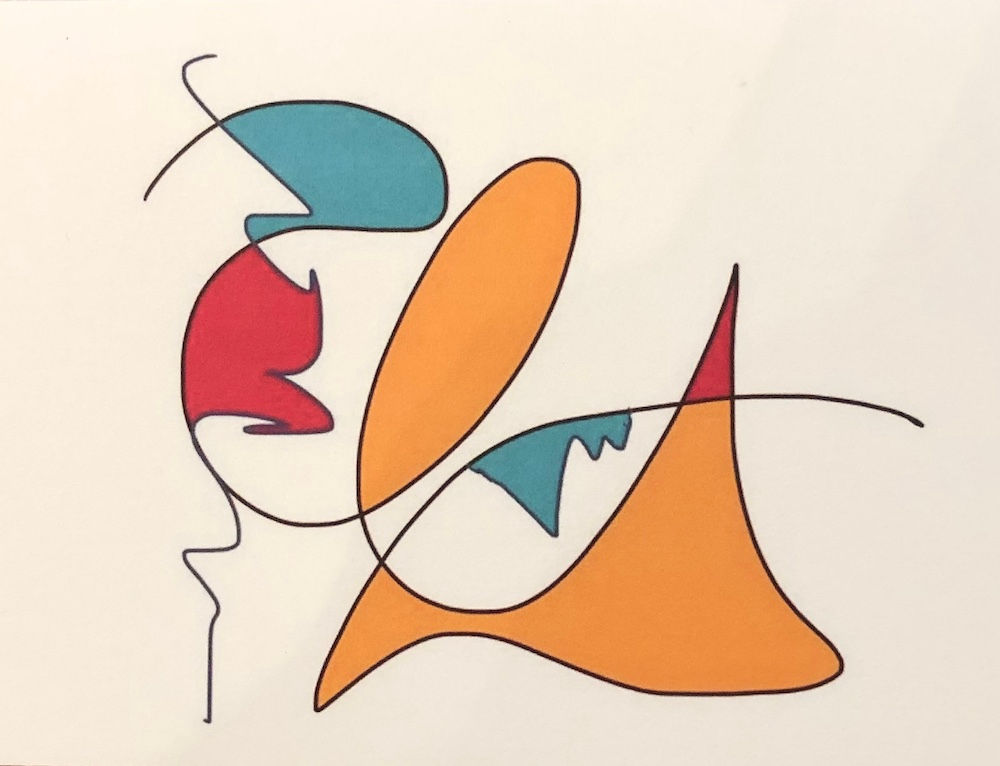 note card: glamorous duck