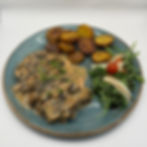 Pollo con funghi