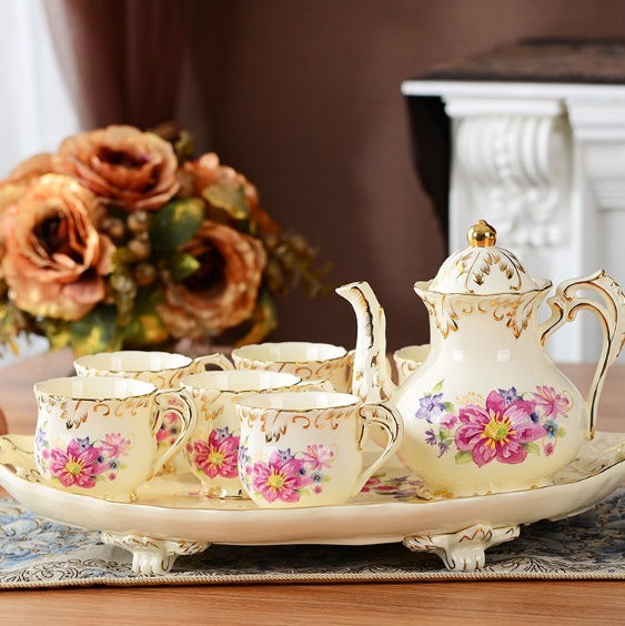 Thumbnail: Vintage Decal Coffee Sets