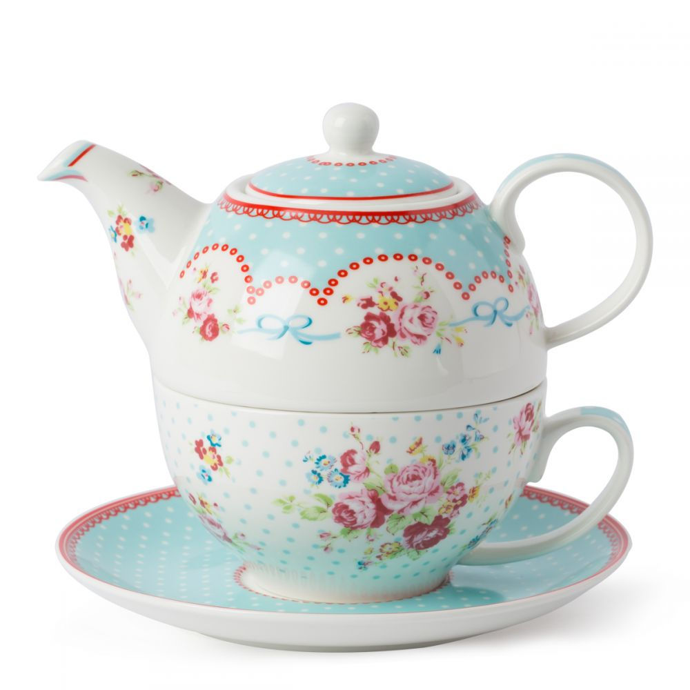 4 pcs Tea for One - British Rose